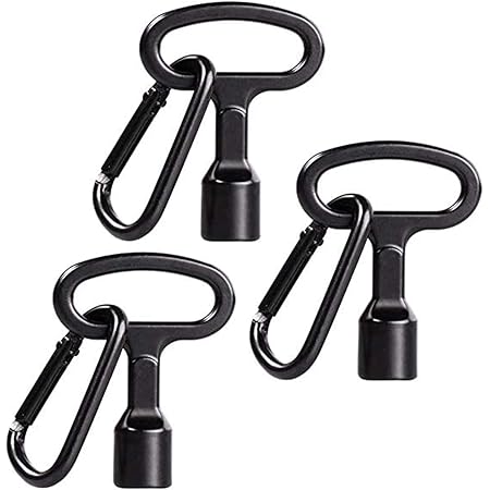 4 Stück Dreikantschlüssel Set - Universal Dreieck Schlüssel Für Wasserhahn & Heizkörper