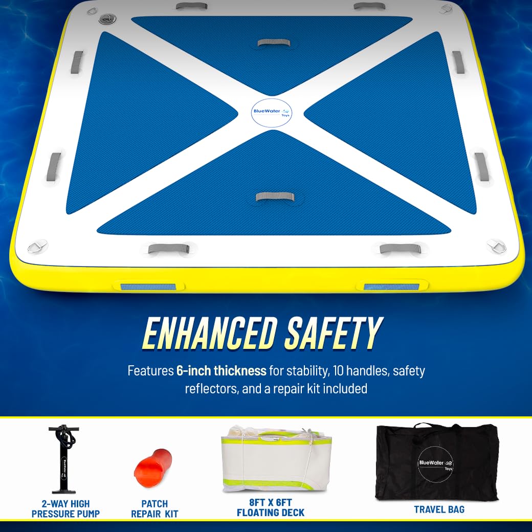 Amazon | ブルー水おもちゃbw-dk586s 4つPerson Square