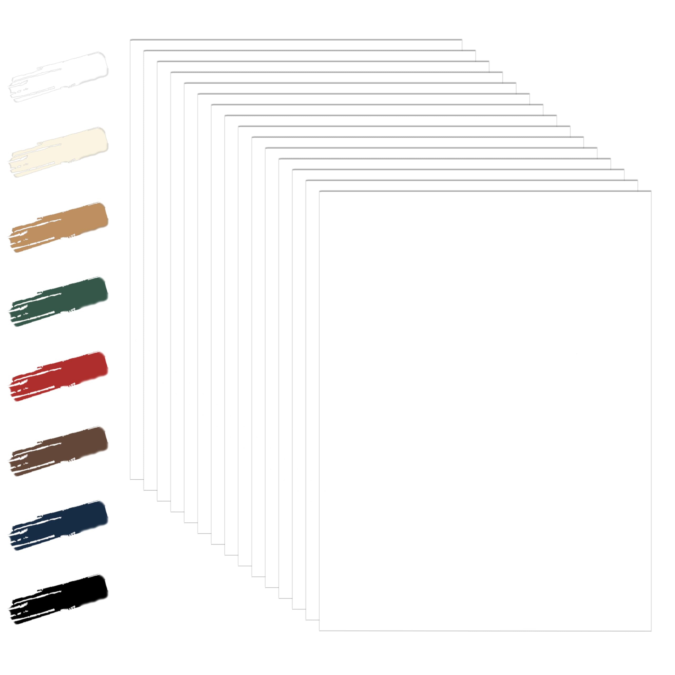 Guakicae 100 Sheets White Cardstock 8.5 x 11 Certificate Paper, 92lb Heavyweight Card Stock Printer Paper for DIY Cards Making, School Crafting, Memus