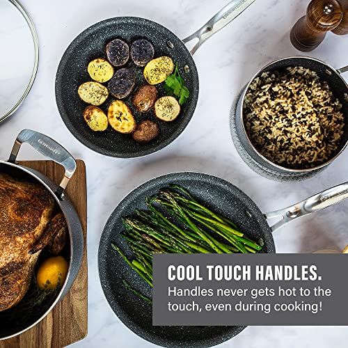 Granitestone Pots And Pans Set Nonstick Cookware Set 20 Pc Complete Kitchen Cookware Set, Non Stick Pots And Pans Set With Lids + Bakeware, Oven/Dishwasher Safe, Non Toxic - Black #TOP5