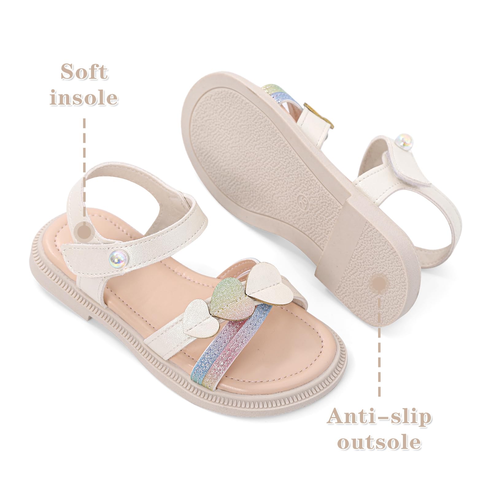 Sandalias Niña Verano Punta Abierta 27-35 EU