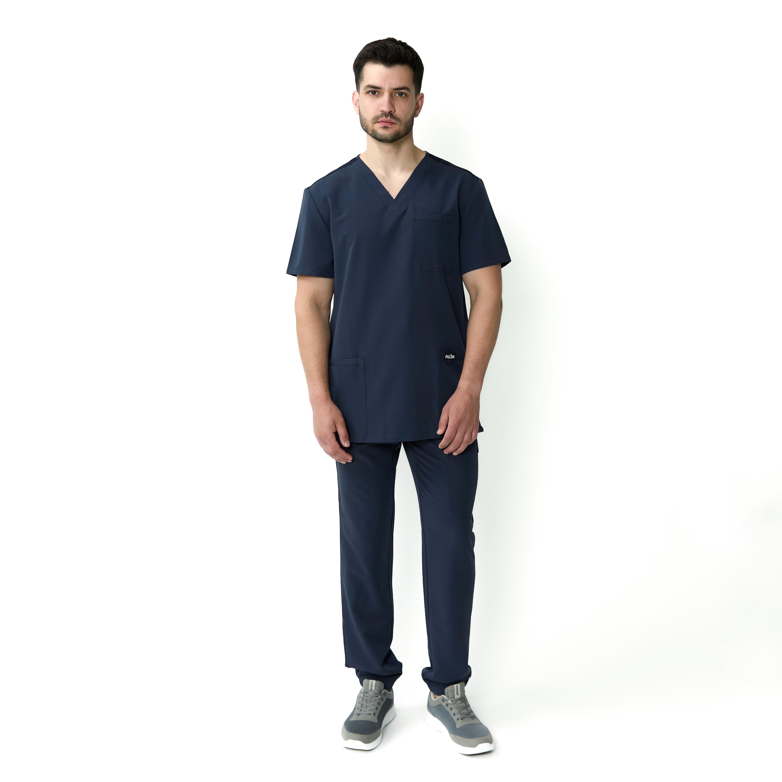 Conjunto Sanitario Hombre Plum – Uniforme médico con Bolsillos | Pijama Sanitario Transpirable para Hospital y clínica