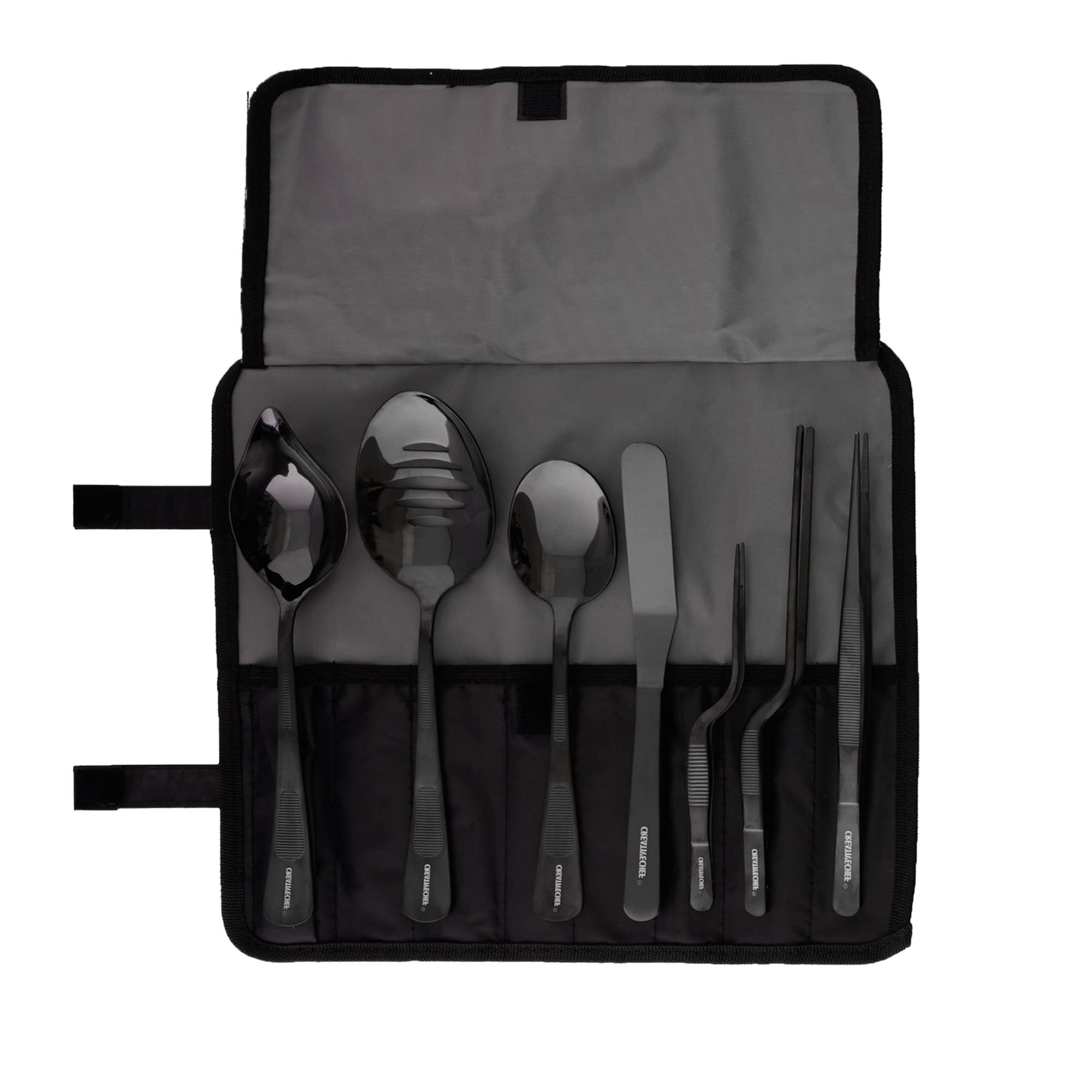 Plating Tools Set, Culinary Professiona Chef Plating Kit,8 Piece Culinary Plating Set, Black