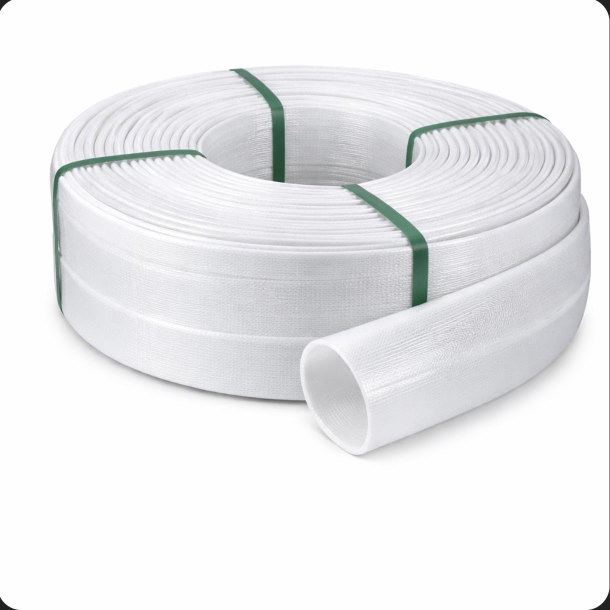 Aqua Drop LDPE Laminated Woven Lay Flat Tube, High-Density Polyethylene, UV Warranty, Plug & Play Fitting for Efficient Irrigation - Guaranteed Quality Hardware (3 Inch x 60 Mtr Lapeta Pipe)-image-44