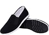 Chinese Traditional Old Beijing Shoes Kung Fu Tai Chi Shoes Rubber Sole Unisex Black