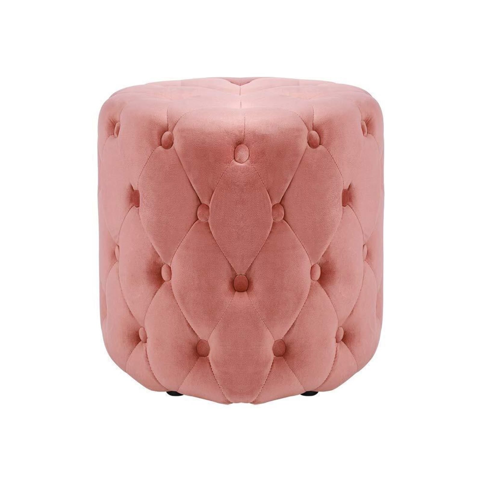Tabouret ottoman rose résistant pour soulager les jambes lourdes