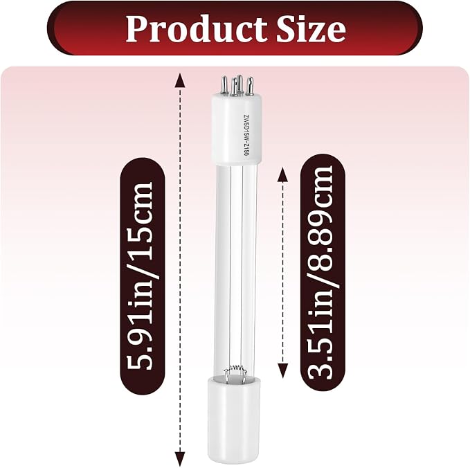 Repuestos 6 bombillas 5W para filtros COODIA y Sunsun miniatura 3