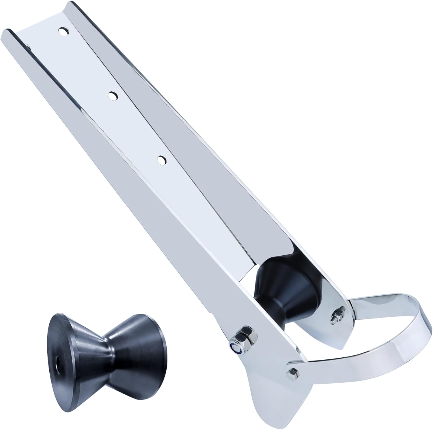 マリンボウアンカーローラーブラケット 15インチ/18インチ、316ステンレススチールヘビーデューティーアンカーホルダー、ヨット釣り