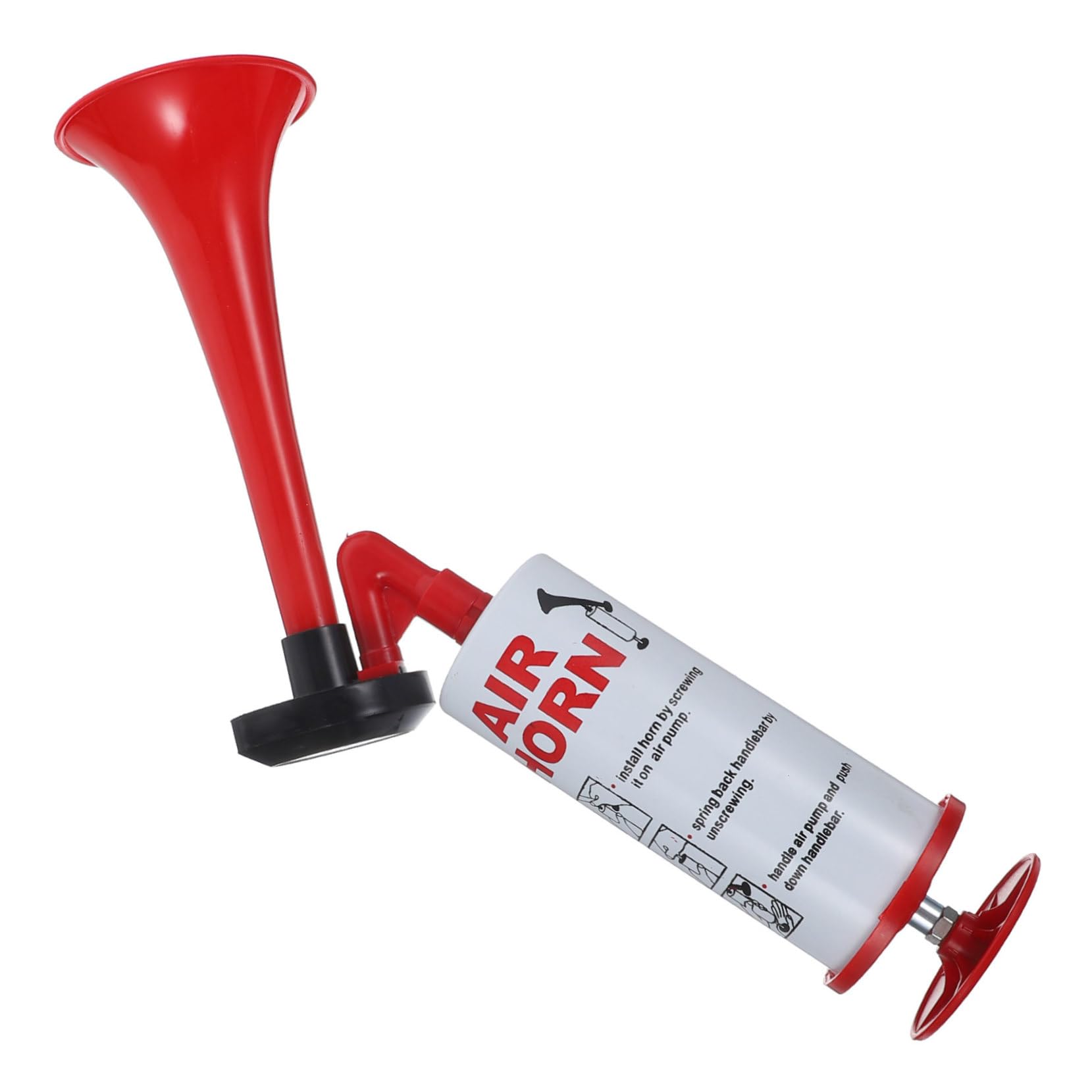 Abaodam Handheld Cheer Air Horn Prop Portable Pushing Trumpet for Sports Events Soccer Games Parties and Celebrations Loud Sound Noise Maker for Experience