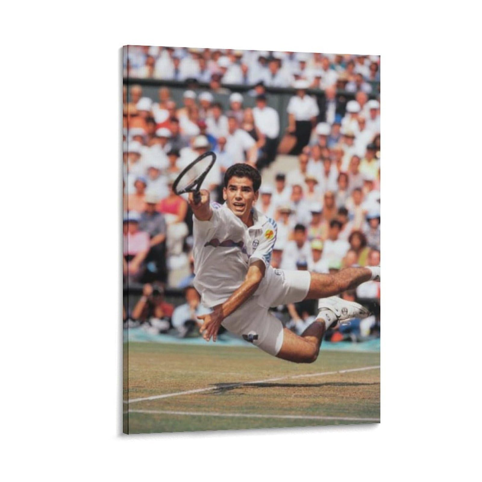 ASUIU Pete Sampras Canvas Poster Wall Art Picture Painting Poster Canvas Print Posters Artworks Room Decor 16x24inch(40x60cm)