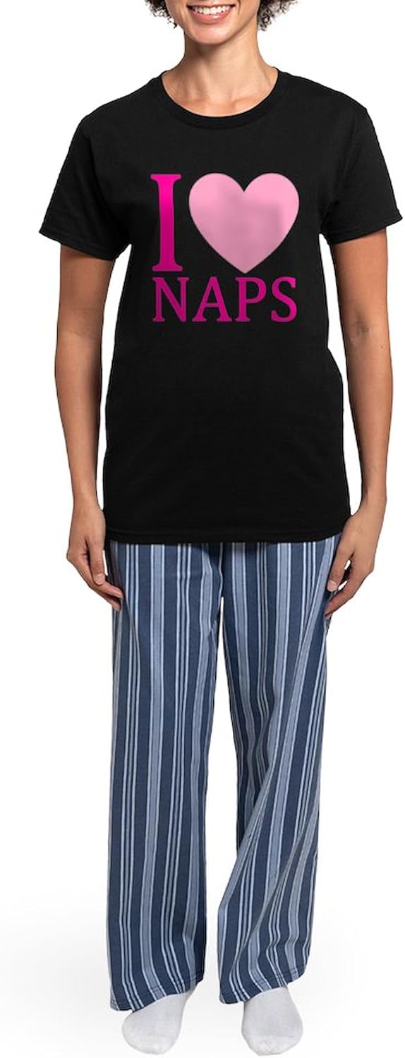 CafePress I Heart Naps Pajamas Womens Novelty PJ Sleepwear