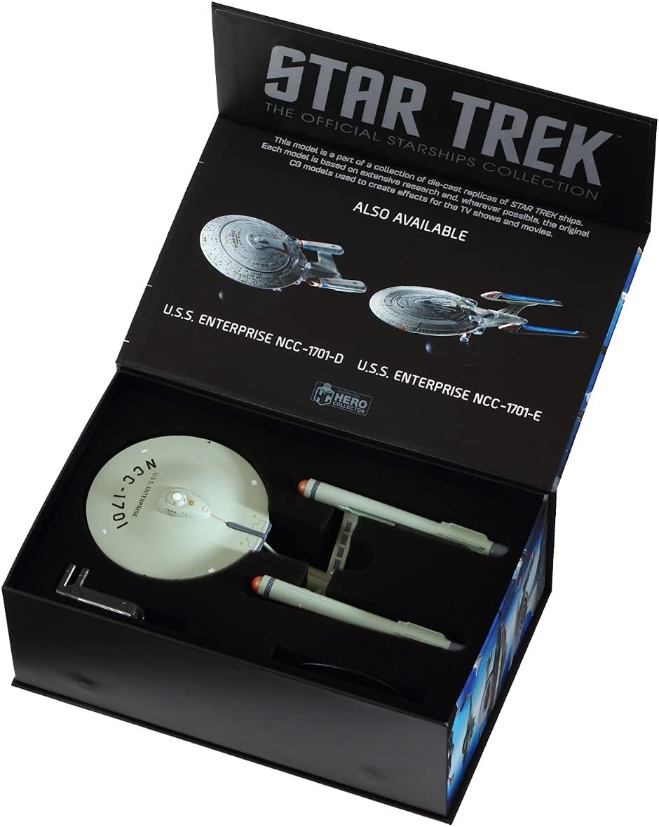 Eaglemoss Hero Collector U.S.S. Enterprise NCC-1701 Collector's XL Edition | Star Trek Official Starships Collection | Model Replica : Arts, Crafts & Sewing