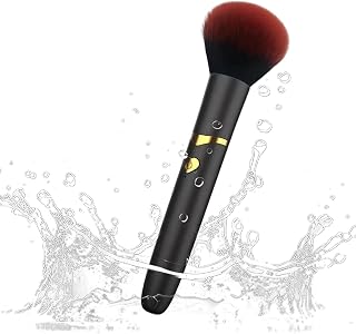 Vibrating Brush, 16cm Refillable Makeup Brushes, Makeup Brush Set, Electric Concealer and Blush Brush, Bronzer for Liquid Cream, Powder Coated Powder for Women and Girls