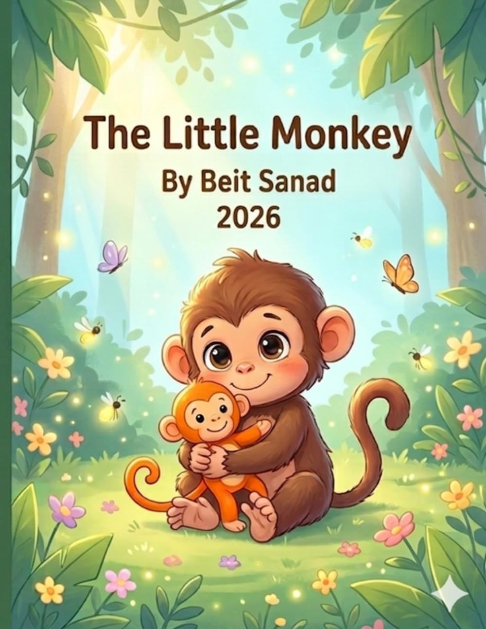 Little Monkey Coloring Book for Kids: Fun, Simple and Adorable Monkey Coloring Pages for Kids Ages 3-8
