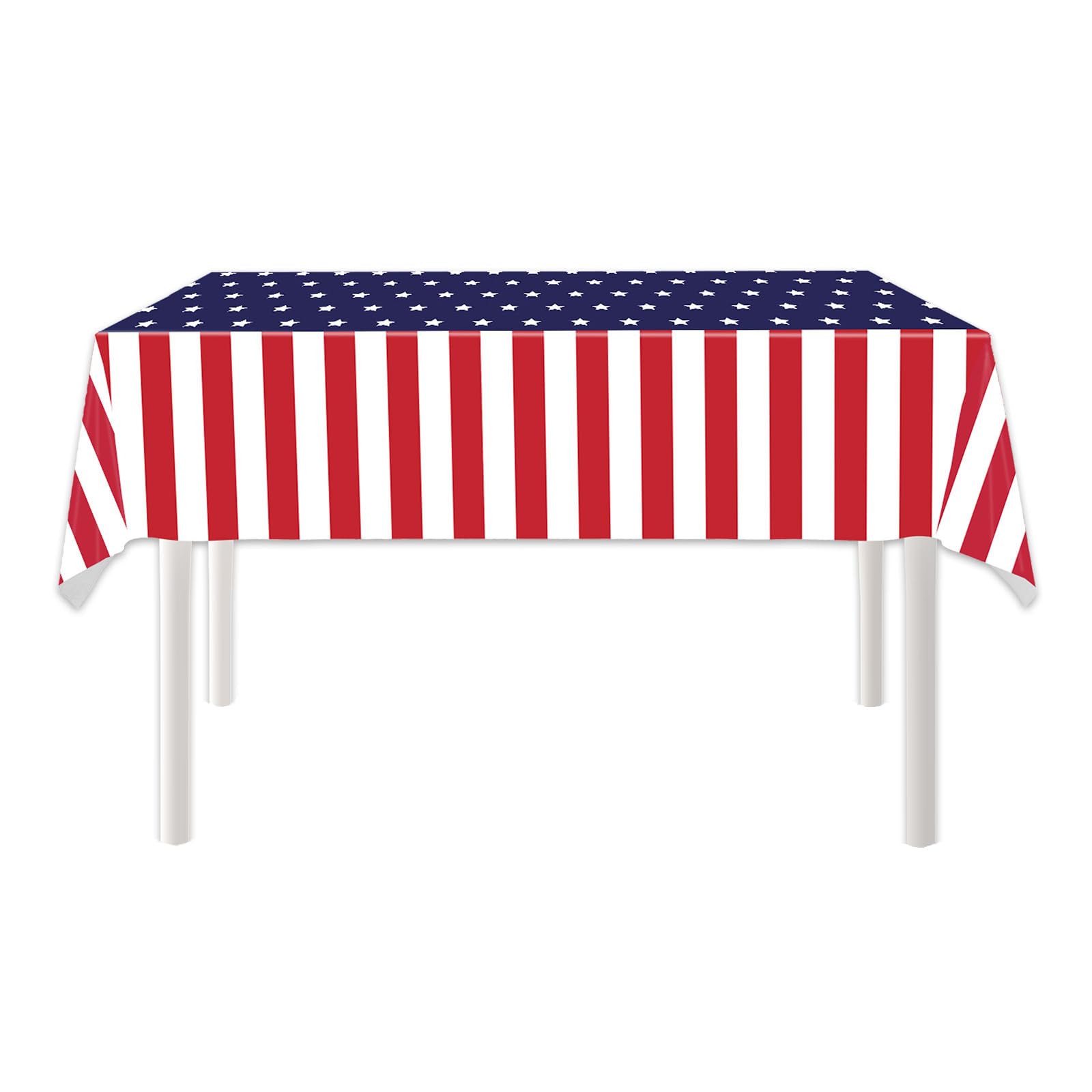 Kaeltsyn Quick Drying Flag Tablecloth Portable Size Spill Proof Designs Accessory for Festival Occasion Family Gathering Patriotic Tablecloth