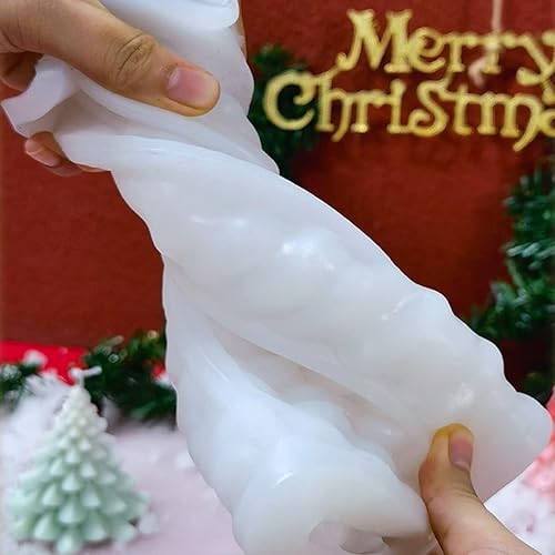 Miniatura 4 de 3 moldes para velas de árbol de Navidad, molde de silicona 3D para manualidades, molde de resina para árbol de pino de Navidad, molde de jabón para