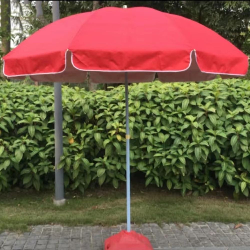 MUGVFVCSQ Auvent Rectangulaire De Rechange Pour Parasol De Table De Marché à 4 Baleines Anti-UV (bleu, 3,2 X 2,5 M