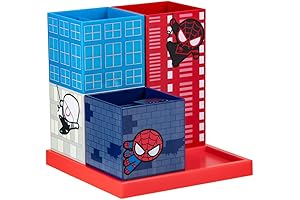 Paladone Spiderman Comic Book Desktop Organizer - Super Cool Marvel Superhero Desk...