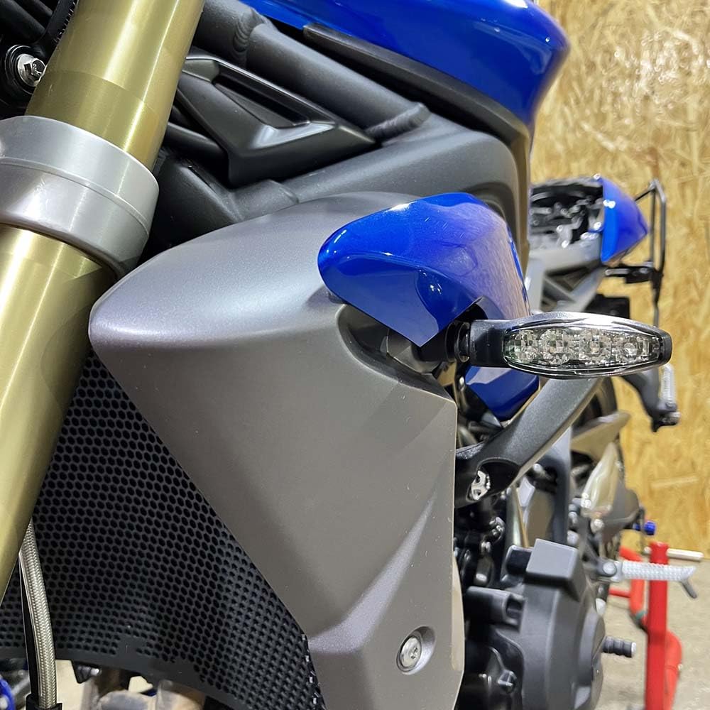 NFNVEKESD Blinker Für Triumph Daytona 675, Tiger 800/1050 - Weiß Ohne Linie