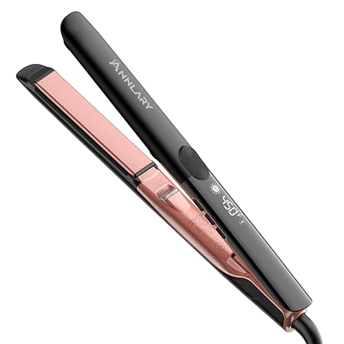 Annlary Hair Straightener 1 Inch Flat Iron and Curler 2