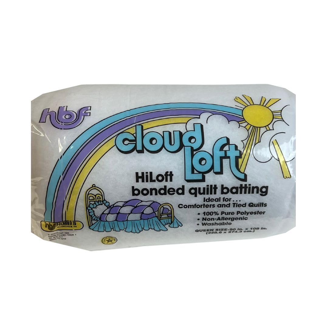 Hobbs Cloud Loft Polyester Batting Package 90" X 108"