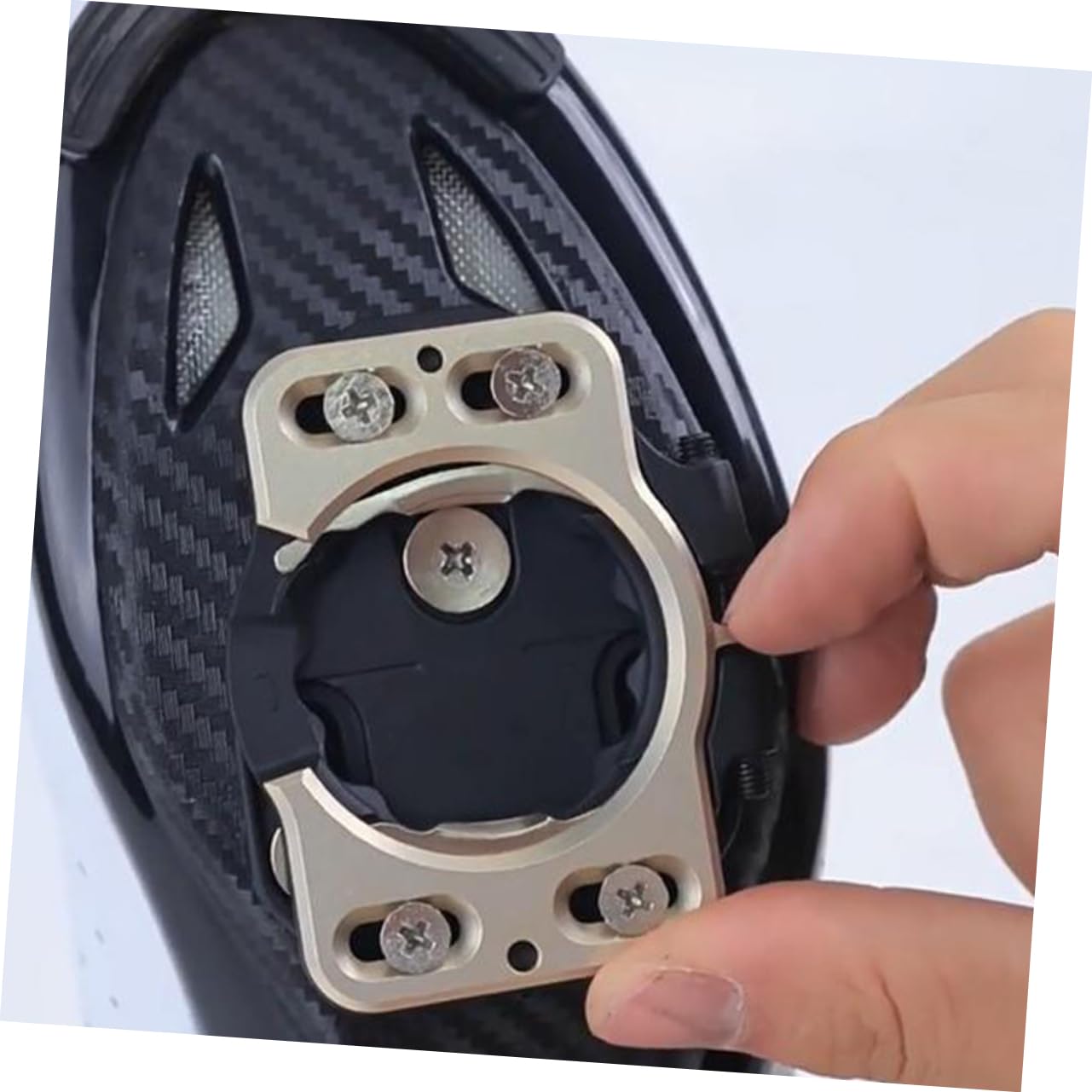BESPORTBLE Copri-tacchette Per Scarpe Da Ciclismo Tacchette Universali Piastra Di Bloccaggio Per Scarpe Da Bici Sicura E Per