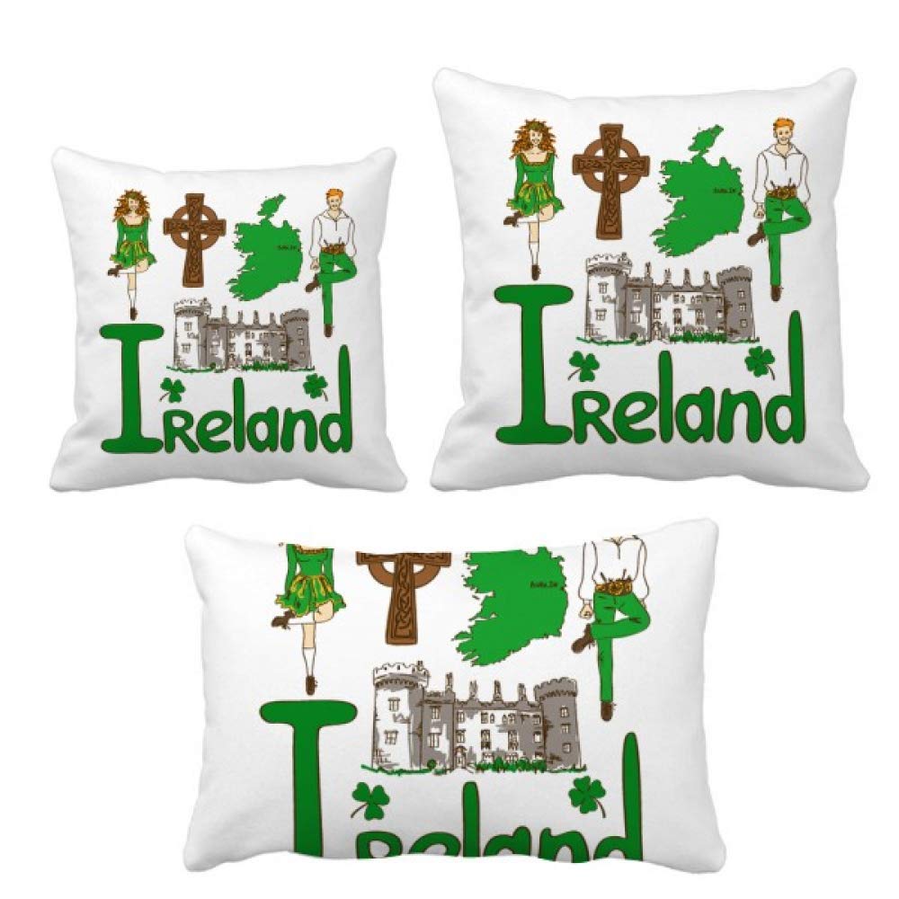 Coussin Irlande symbole national pour canapé et sofa decor