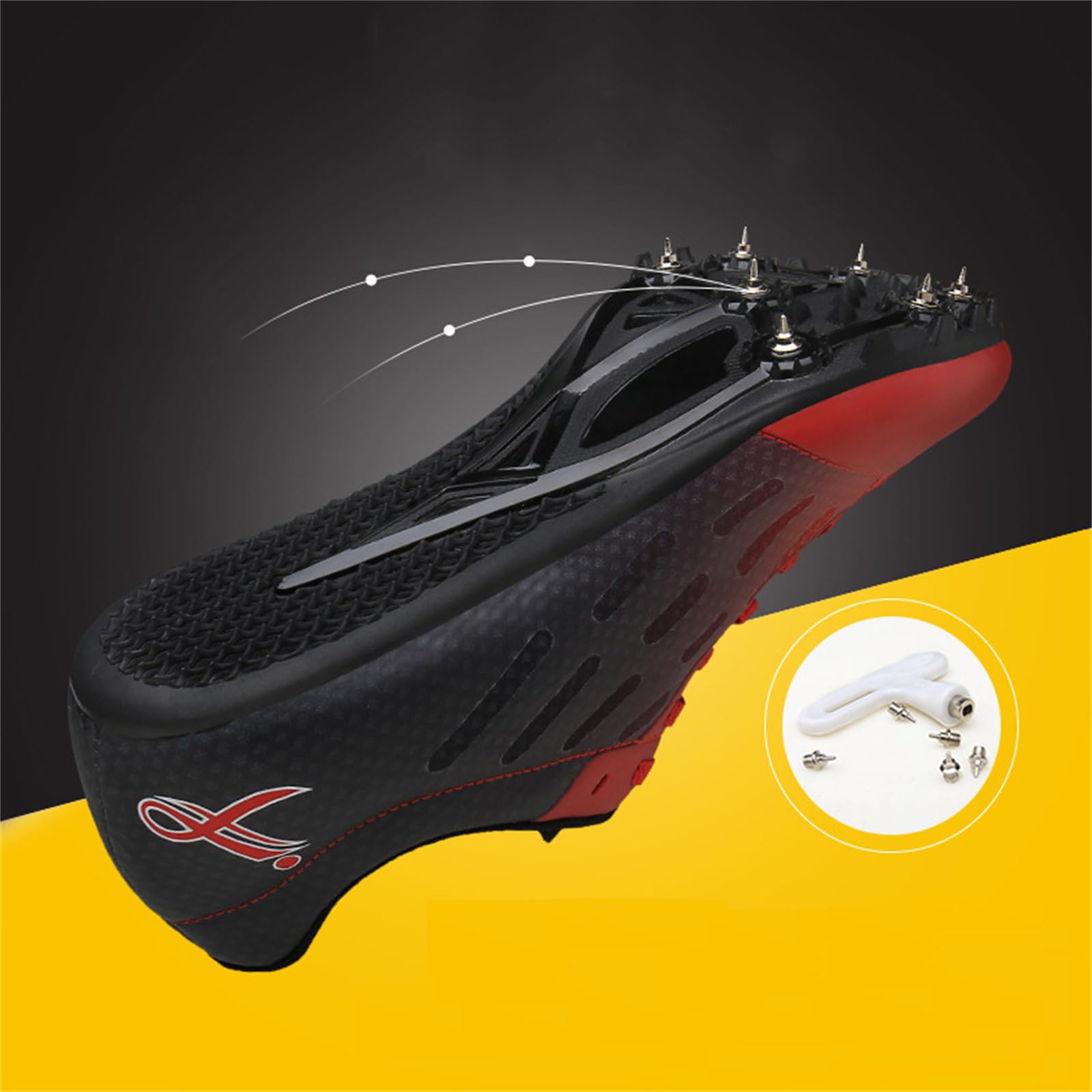 Zapatillas De Atletismo para Hombre Profesionales con 7 Clavos Ligeras para Correr Competir Y Saltar