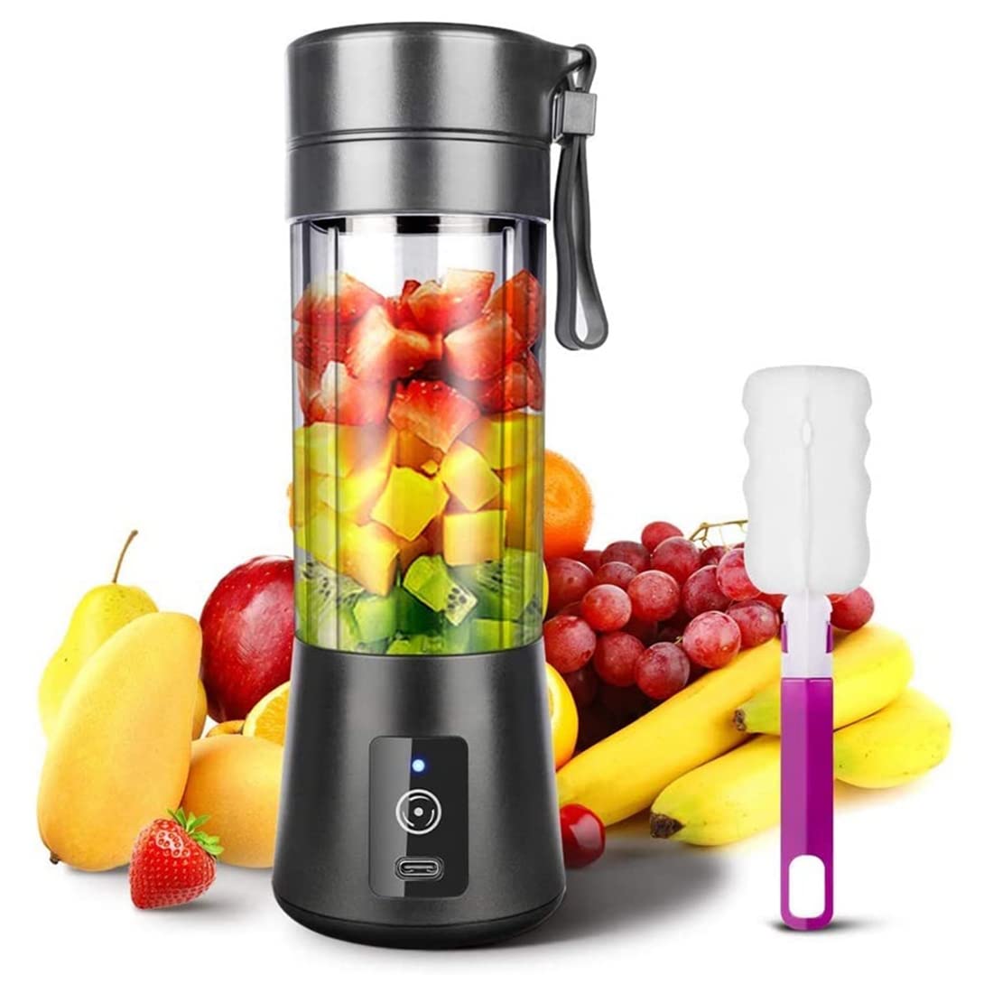 CTRLZS Portable Blender,Smoothie Blender,Mini Blender for Shakes and Smoothies,USB Rechargeable Home Travel Fruit Juicer Cup
