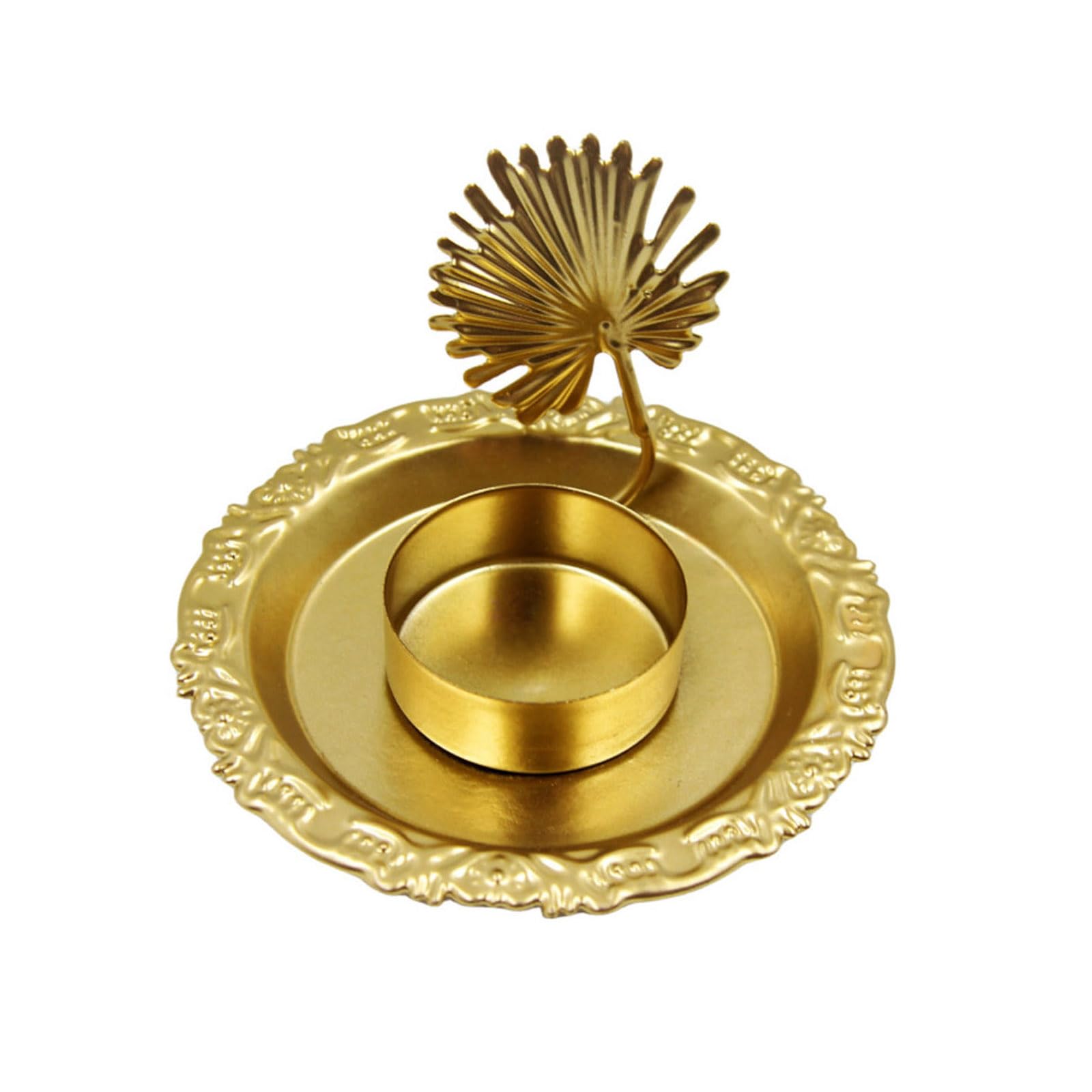 Buxuaaaa European Butterfly Shape Metal Holder Iron Tealight Stand Round Candlesticks Desktops Decors Metal Stand Candlesticks
