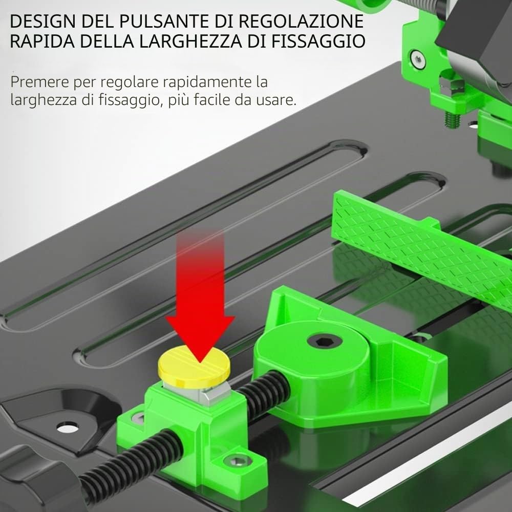 Hancaner Supporto universale per smerigliatrice angolare fisso per lucidatrice, affettatrice, sega circolare da tavolo, barra di trazione multifunzione, smerigliatrice angolare supporto per