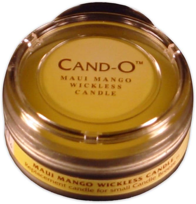 Candle Breeze Cand-o Maui Mango Flameless Scented Candle, Small