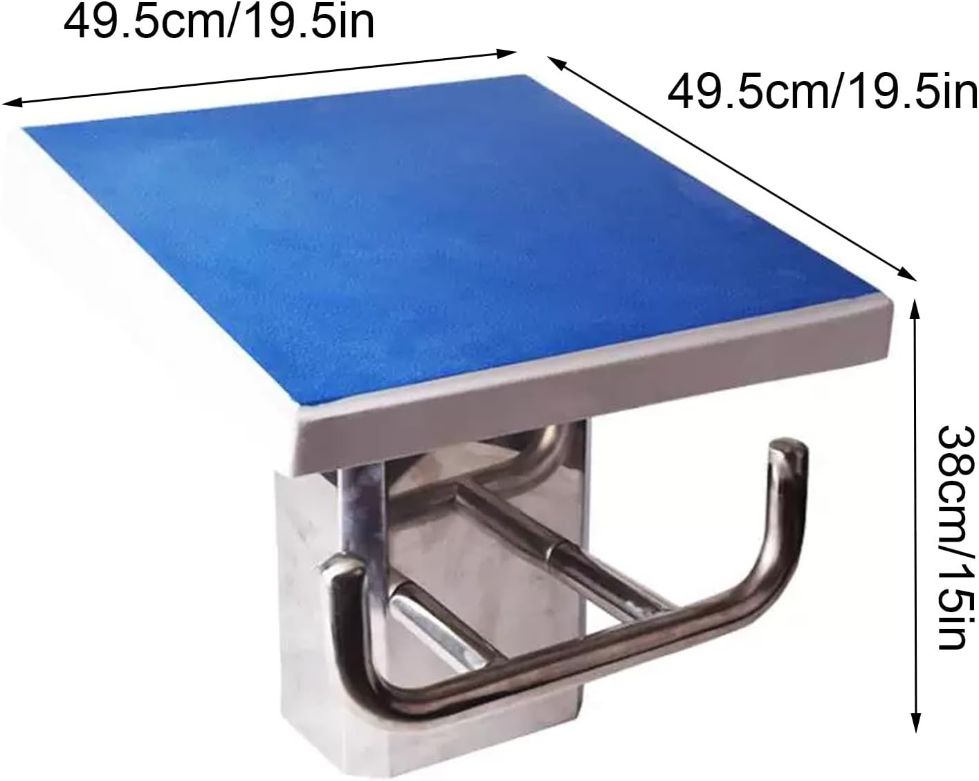 Stainless Tilt Pool Jumping Platform, Non-Slip Diving Boards, Swimming Starting Blocks for Professional Competitions, Private Pools, Swimming Training