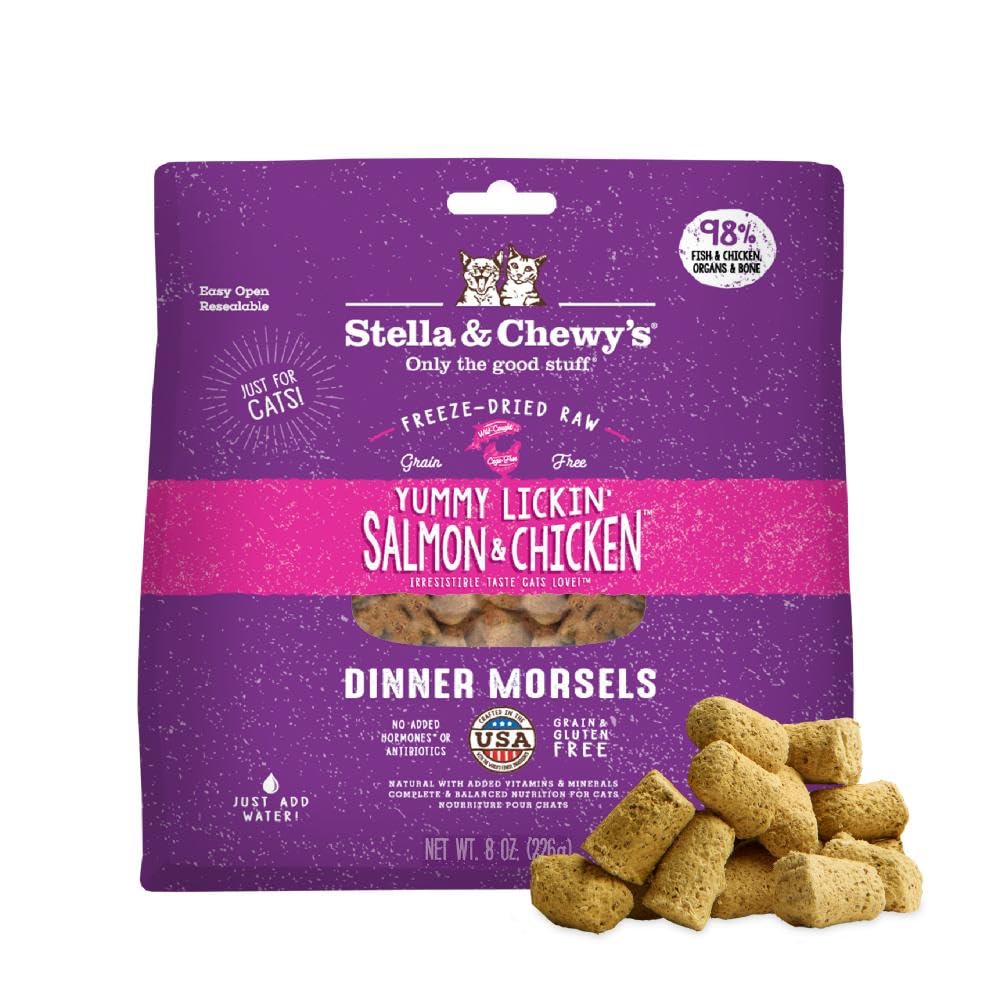 Cat FD Yummy Lickin' Salmon & Chicken Dinner for Cats - 8 oz