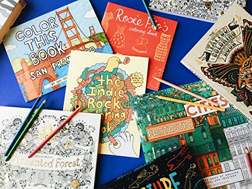 Fantastic Cities: A Coloring Book of Amazing Places Real and Imagined