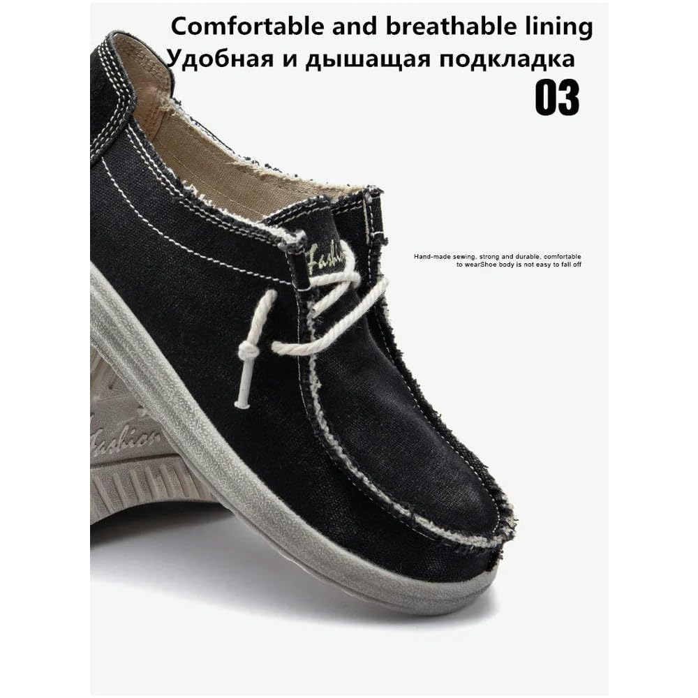 SYJYM Estate Autunno Confortevole Casual Uomo Scarpe di Tela per Uomo Brand Moda Mocassini piatti