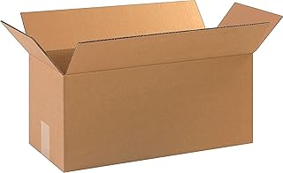 The Packaging Wholesalers 18 x 8 x 8 Inches Shipping Boxes, 25-Count (BS180808)