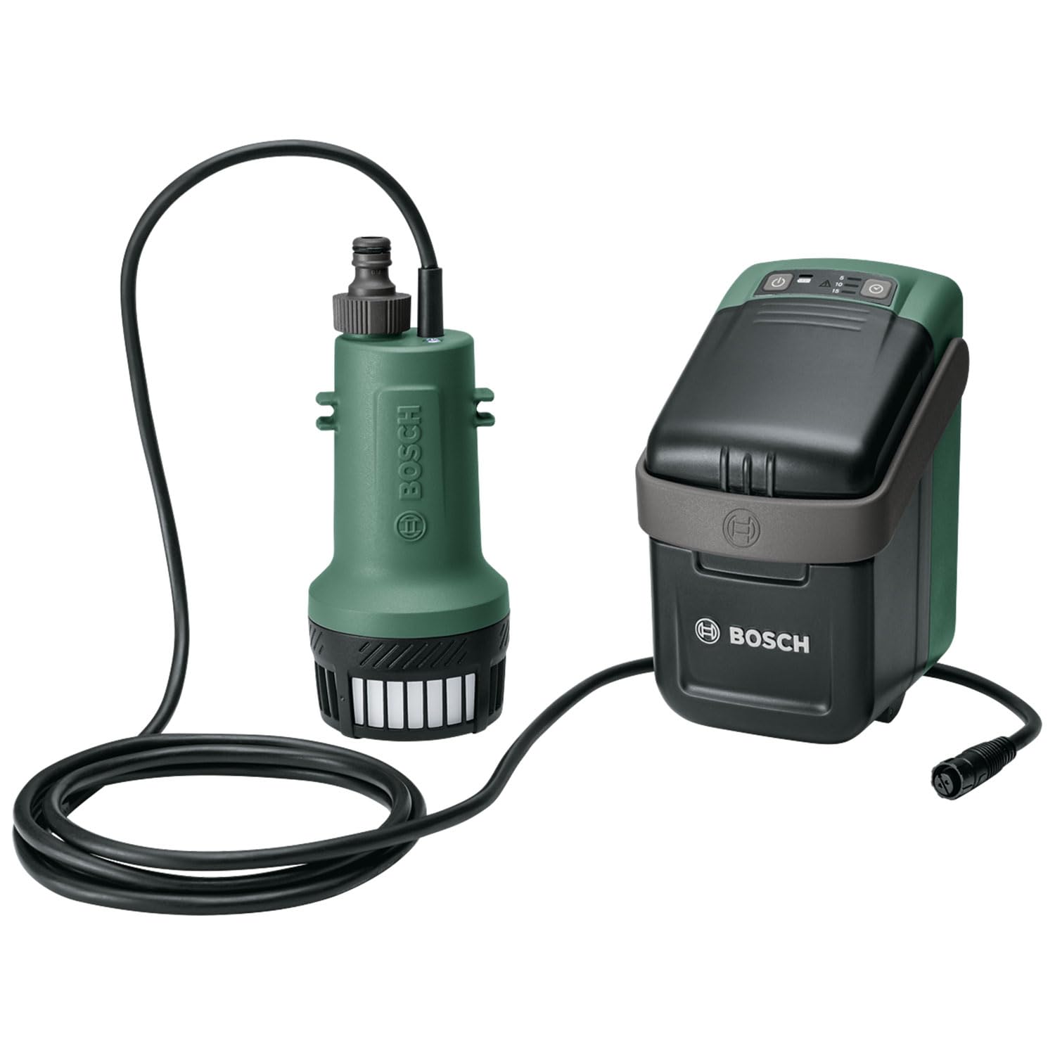 Bosch Home and Garden Bosch Akku-Tauchpumpe GardenPump 18 (ohne Akku, 18-Volt-System, im Karton) 25 m, Classic Green Baumarkt