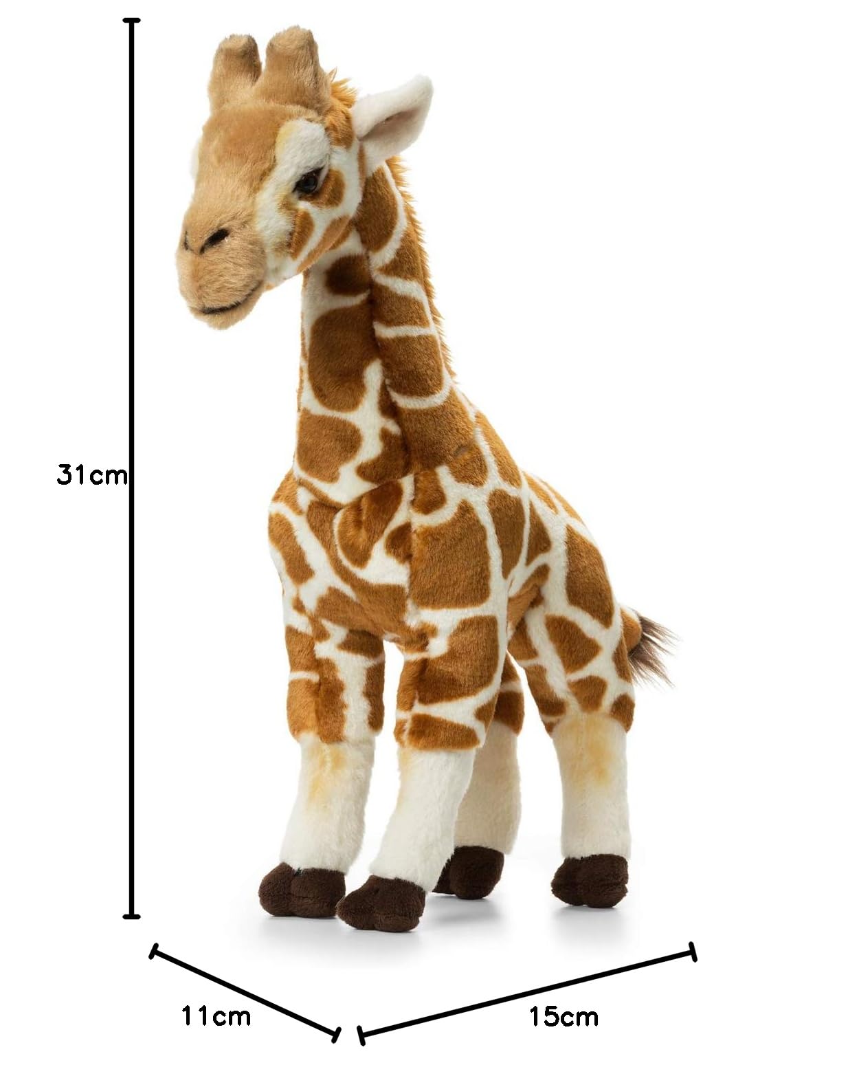 WWF Plüsch Kollektion Raccolta Peluche 14797 - Giraffa 31 Centimetri, Giocattoli di