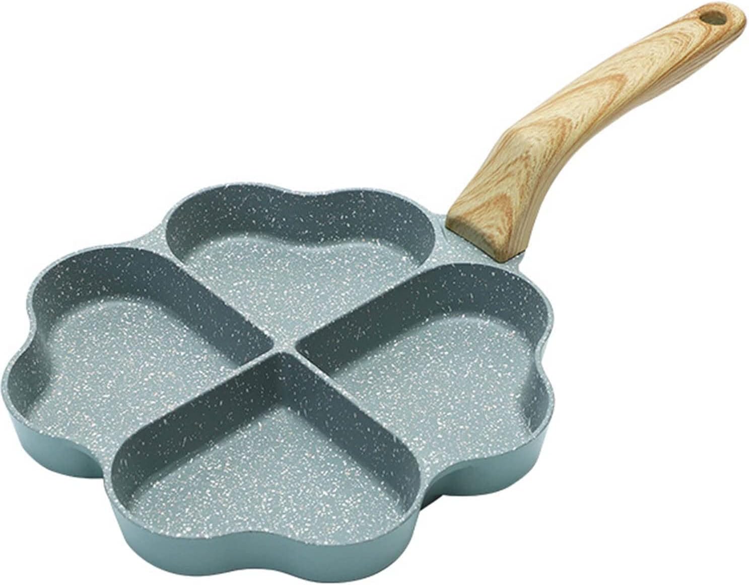 Omelet Pan,Pan Nonstick Egg Frying Pan,Pancake Griddle Pan,Non-Stick Poached Egg Pan Maifan Stone Coating Pancake Skillet For Burger, Omelet, Outdoor Camping