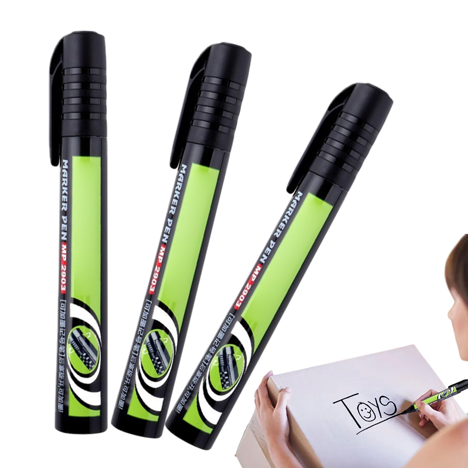 Permanent Lackmarker 3 Stück Ölbasierte Schnelltrocknende Stifte
