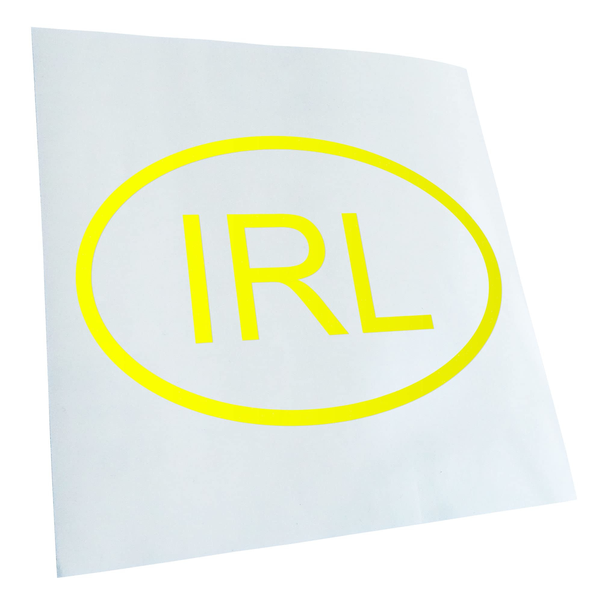 Kiwistar Neon Yellow-29 Hauptsachebeklebt Car Sticker Ireland Irl Sticker For Car, Laptop, Bicycle, Truck, Motorcycle, Multicoloured Jdm Decal Racing