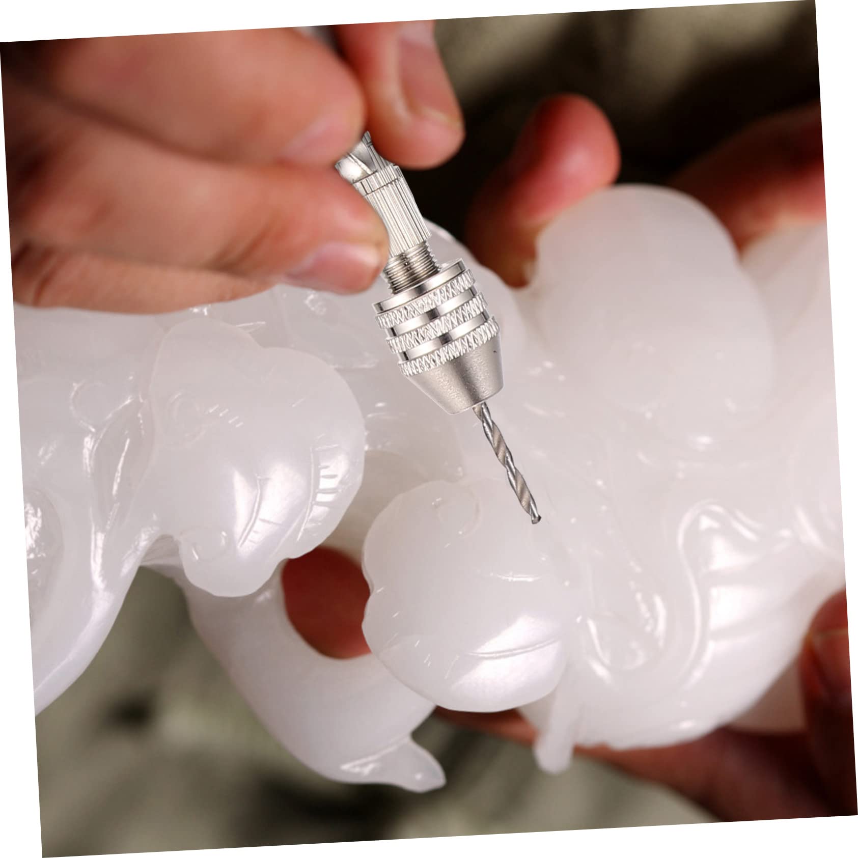 SHINEOFI 5 Set Punte per Trapano Utensili per Creazione con Vise per Lavori Precisione e Hobby da Te