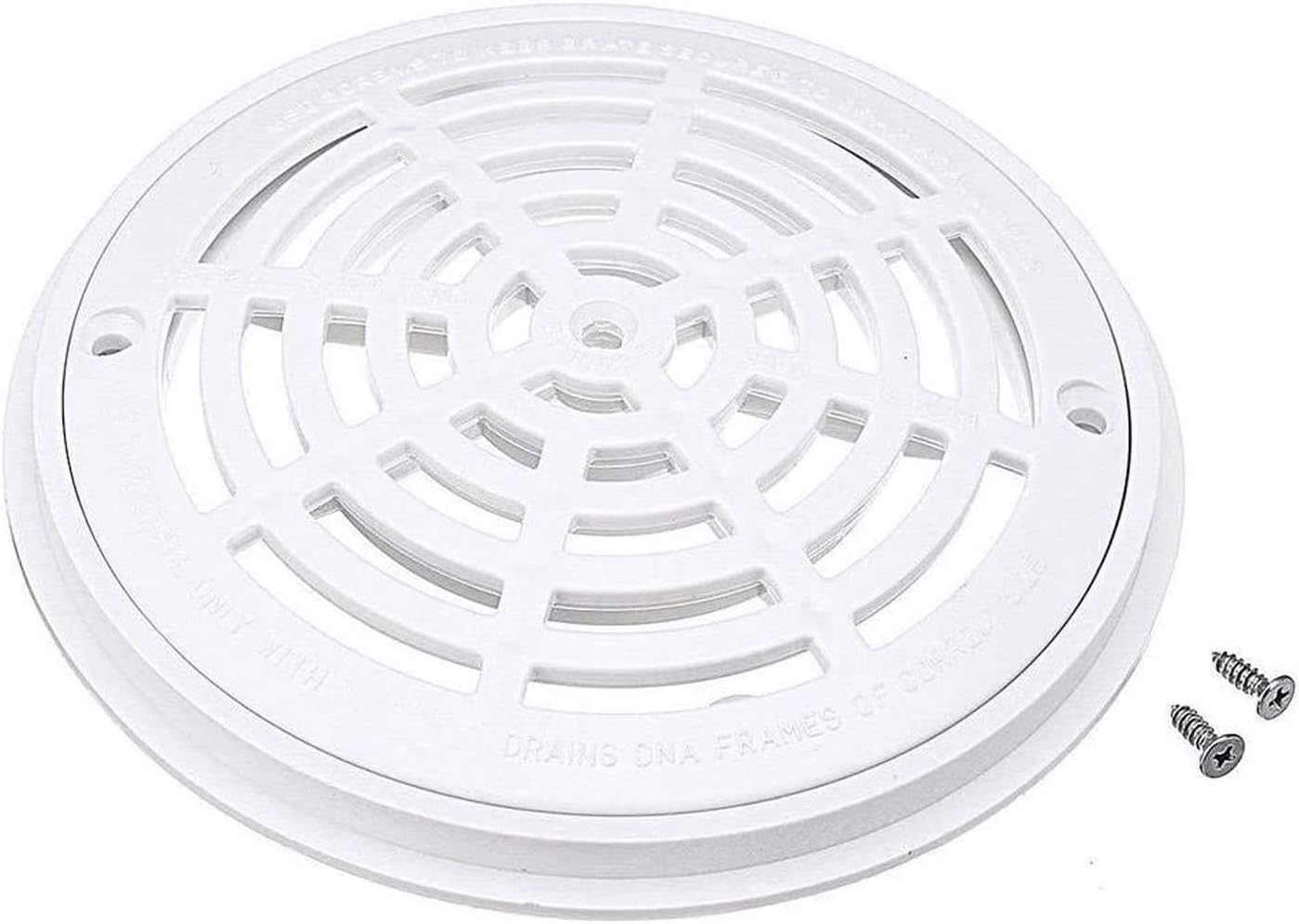 Amazon Com Candora Tapa De Desague Para Piscina Redonda Universal De 8 0 In Color Blanco Patio Cesped Y Jardin