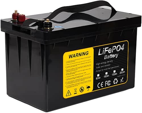 12V 80Ah 100Ah 150Ah 200Ah LiFePO4 Battery Rechargable Lithium Iron