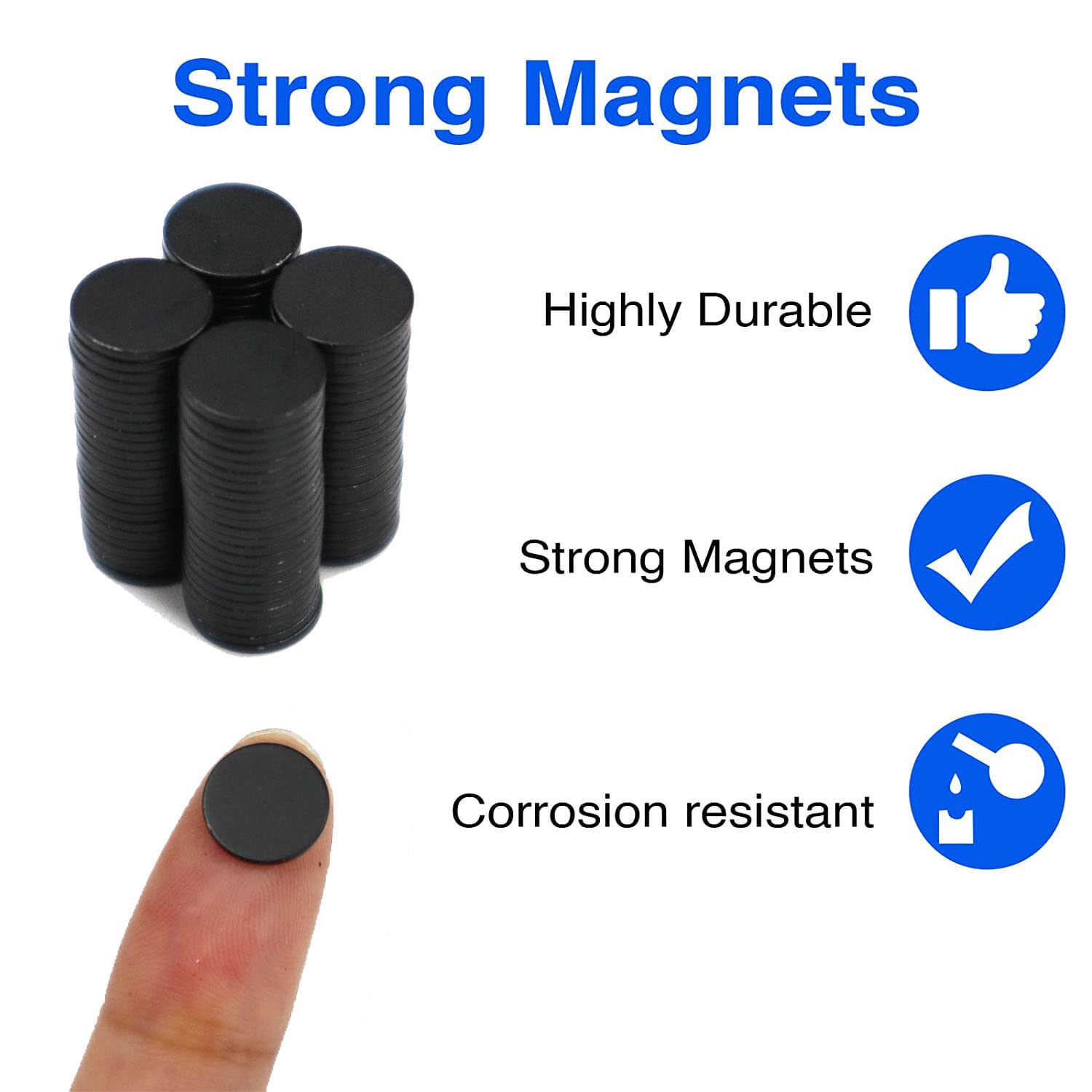 Neodymium Magnet Round Thin 10x1mm, 100Pcs — Amazon image 6