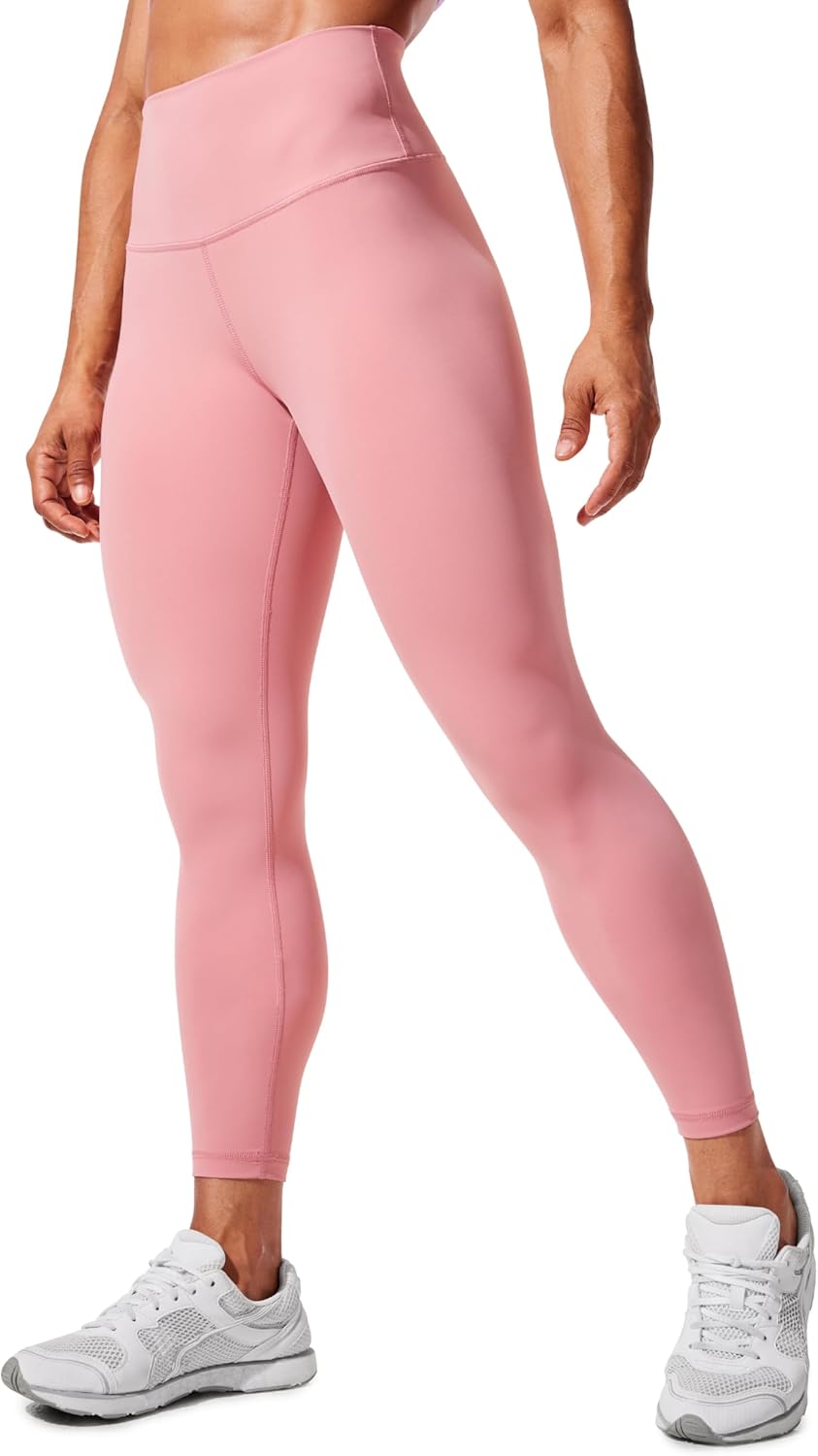 CRZ YOGA Women's Hugged Feeling Compression Leggings - Thick High Waisted Workout Leggings 25"