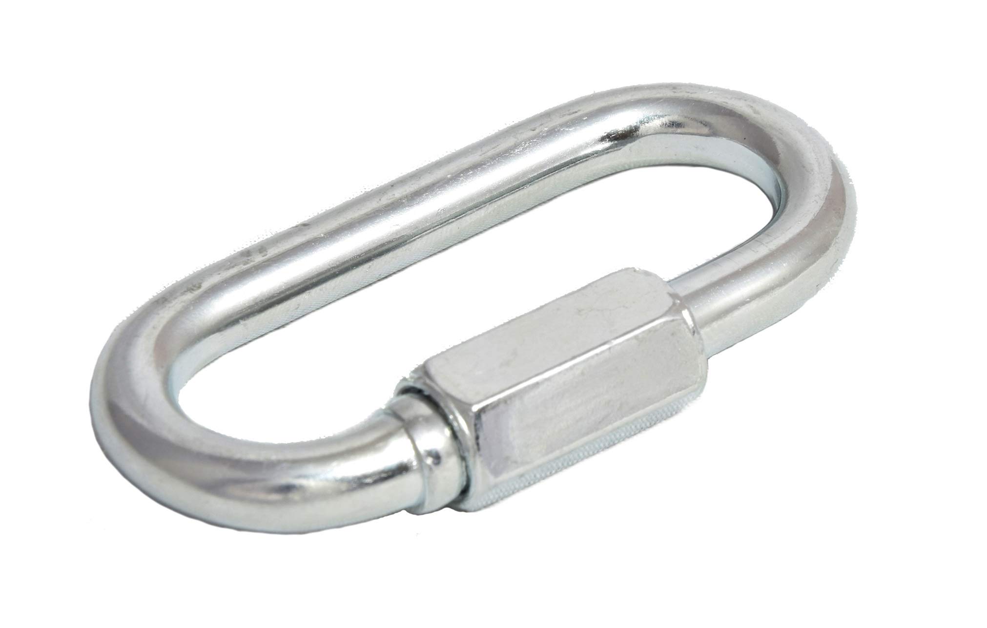 QUICK LINK SCREW LOCK Chain Fastener Hook Carabiner Steel Repair Hiking Camping