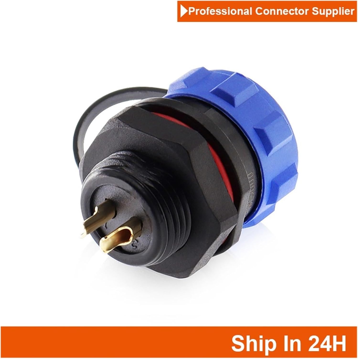 SP13 Plastic M13 Waterproof Round Power Socket Wire Connector 2 3 4 5 7 9 Pin for Solar Audio Visual System(5Pin Set)