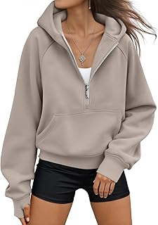 AUTOMET Womens Hoodies Fleece Fall Fashion Outfits Workout Sweatshirts Y2k Winter Zip Up Jackets Oversized Tops Clothes 2026 OEKO-TEX STANDARD 100